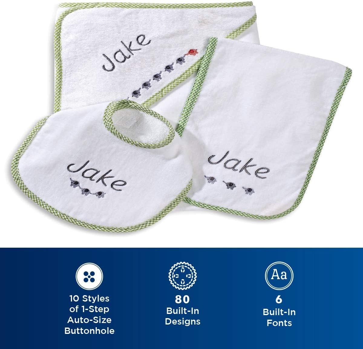 Brother SE600 Sewing and Embroidery Machine, 80 Designs, 103 Built-In Stitches, Computerized, 4