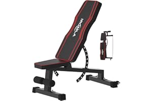 Ajmori 1200LB Weight Bench,Workout Bench For Home Gym,Multi-Angle Adjustable Strength Training Benchs for Full Body Workout