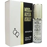Alyssa Ashley Musk - Perfume Oil for Men and Women with Citrus and Sicilian Bergamot - Travel Size Perfume Mini Fragrances - 0.25 oz Parfum Oil