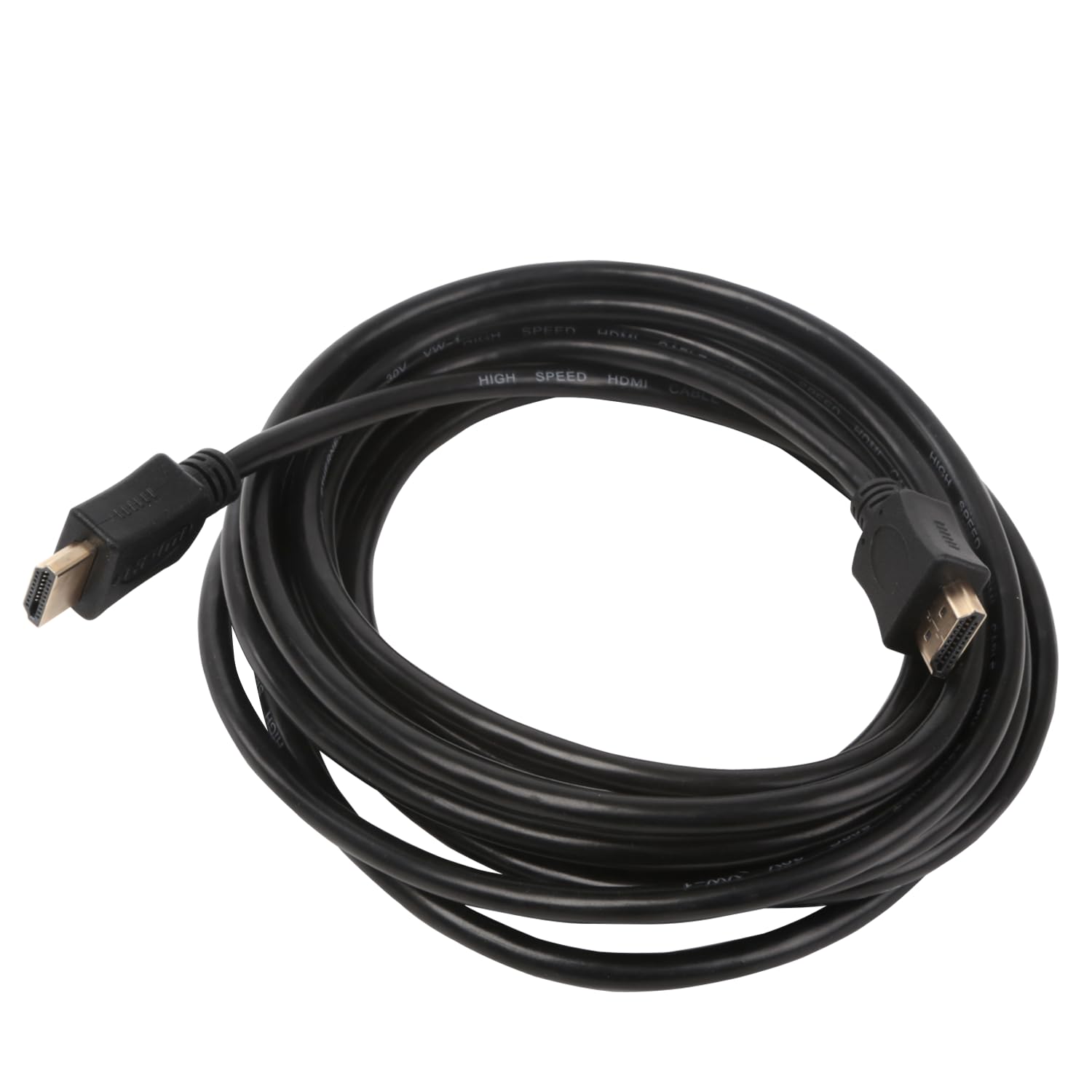 VoltShine 5 m HDMI cable in elegant black colour. Ideal for connecting your devices and enjoying images and sound in high definition home theatre or presentations.