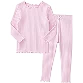 pureborn Baby Pajamas Set Pjs - Kids Toddler Boy Girl Short Long Sleeve Snug Fit Sleepwear 2pcs 12M-7Y