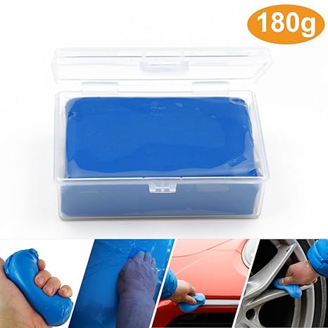 Reinigungsknete auto,Nakeey auto Reinigungsknete für Lackreinigungsknete,180g Reinigungsknete zur Lackpflege Reinigungs Knete