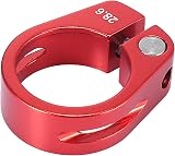 X AUTOHAUX 28.6mm Aluminium Alloy Bike Seat Post Clamp Red view 4