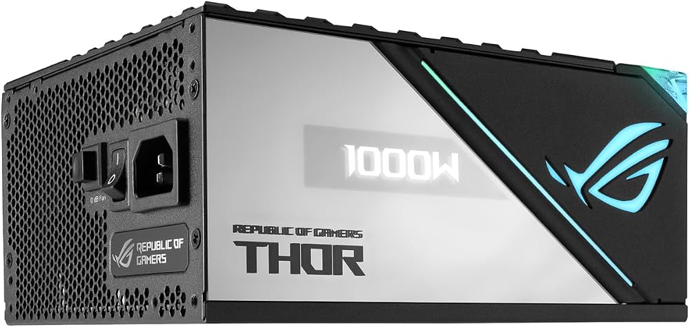 ASUS ROG Thor 1000W Platinum II Power Supply Aura Sync OLED Display 0dB