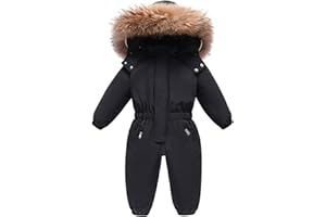 Srkrando Baby Snowsuit Toddler Snow Suit Boy Winter Coat Clothes Girl Puffer Jacket 1-4T