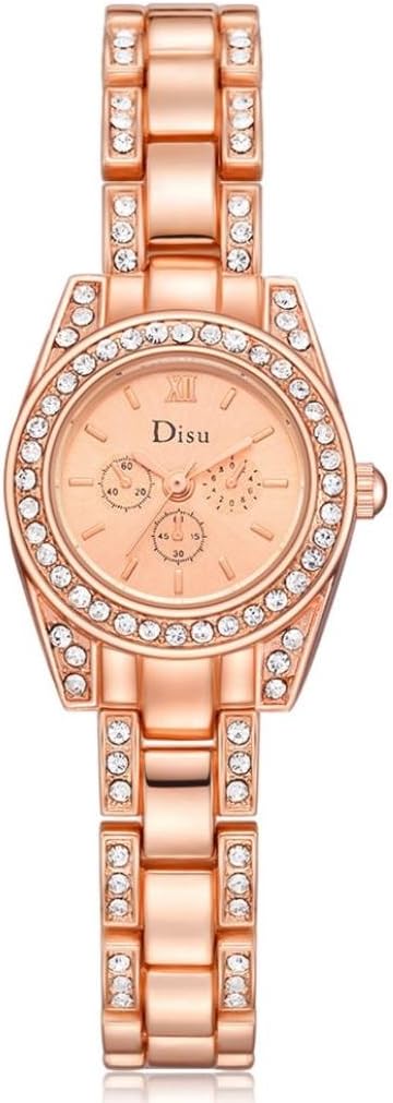Women Wristwatch, Hmeng Fashion Ladies Bracelet Chain Rhinestone Watches Quartz Analogue Dress Watch