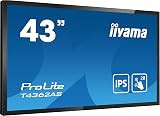 iiyama ProLite T4362AS-B1 4K UHD IPS 20-Point Multitouch Monitor Android 24/7 view 4