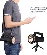 MAYTHANK Most Powerful Handheld Torch LED USB C Rechargeable Spotlight 800m view 6