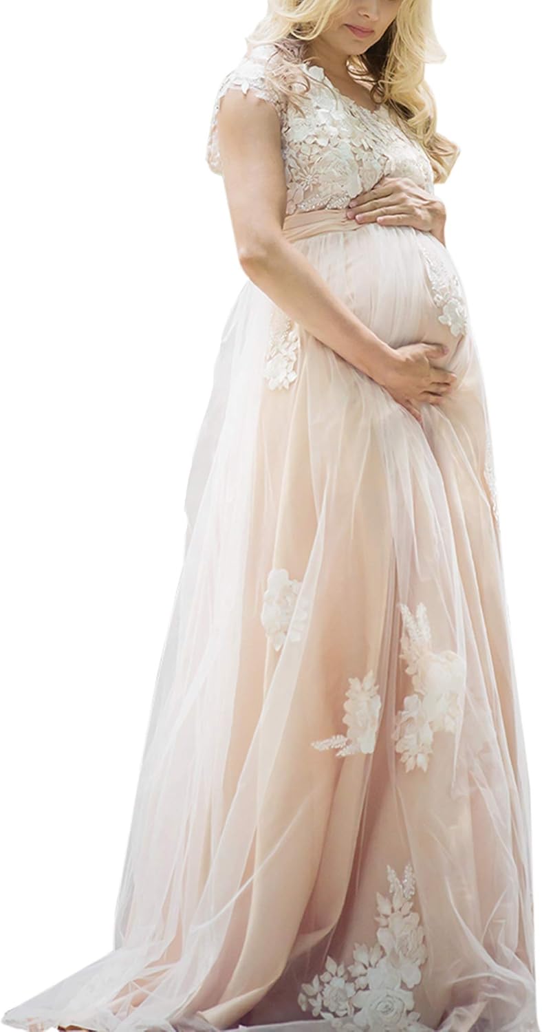 maternity dress with split front