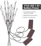 URAQT Led Branch Lights 3 Pack 73cm Flexible Decor Indoor Warm White view 4
