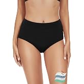 Leovqn Period Swimwear for Women Swim Bottoms Menstrual Bathing Suits | UV 50+ Waterproof Leakproof Bikini Brief Teens Girls