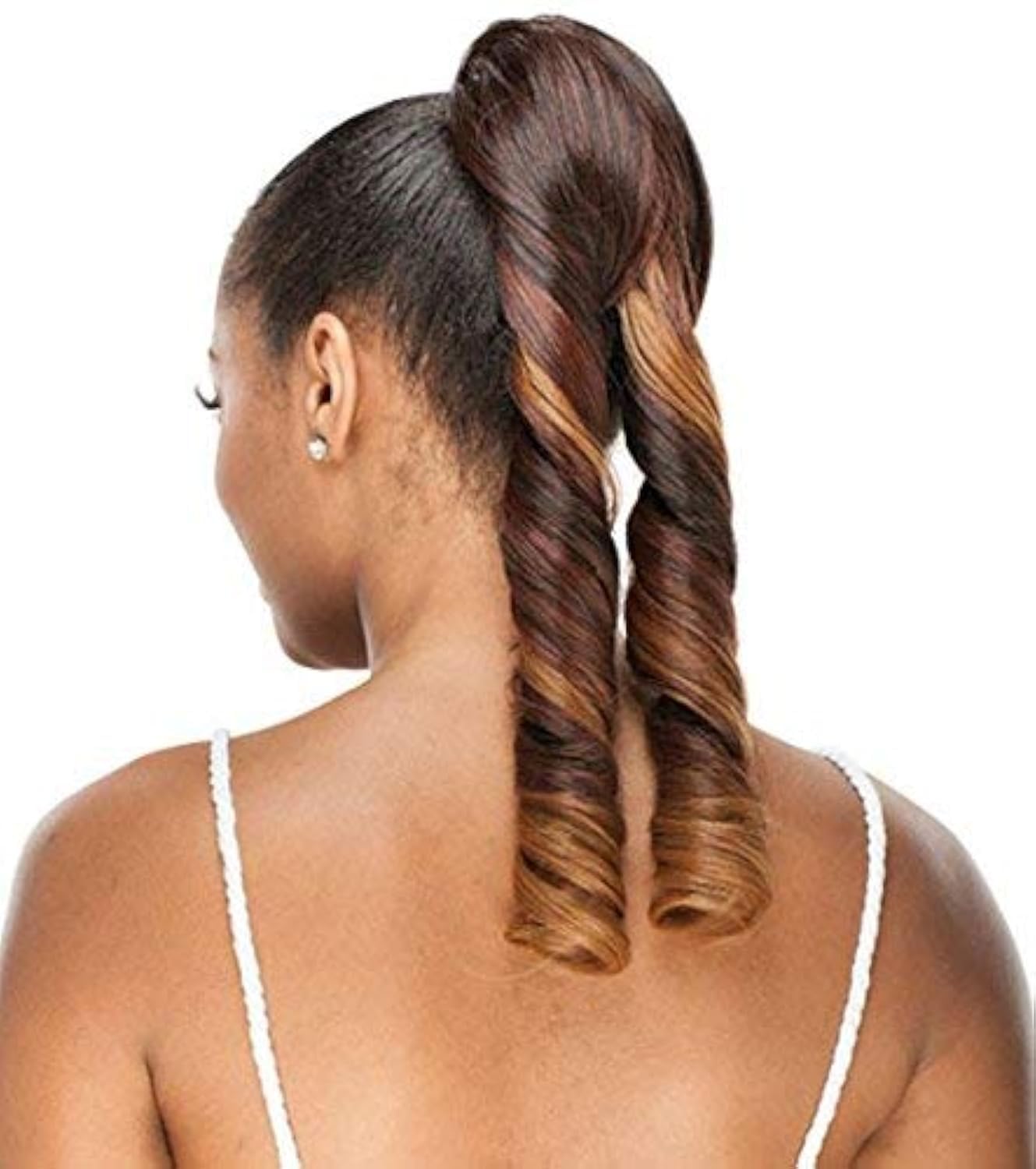 Equal Pigtail Girl Drawstring Ponytail Synthetic Hair 1B
