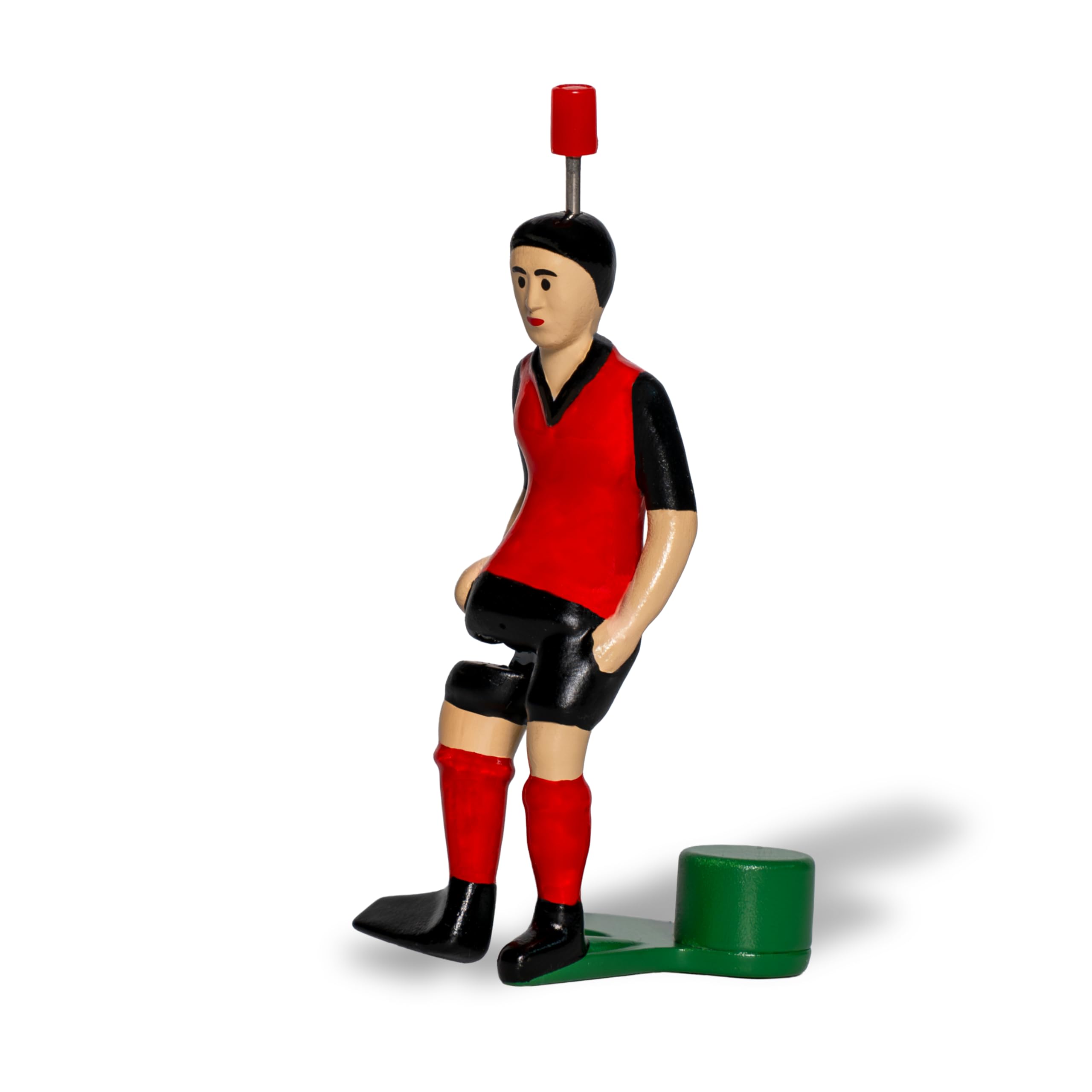 TIPP-KICK Star-Kicker Austria I Original Player for Young and Old I Fun with the Football Figure Game I Accessories I Jersey Red/White