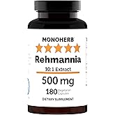 MONOHERB Rehmannia Extract 500 mg - 180 Capsules