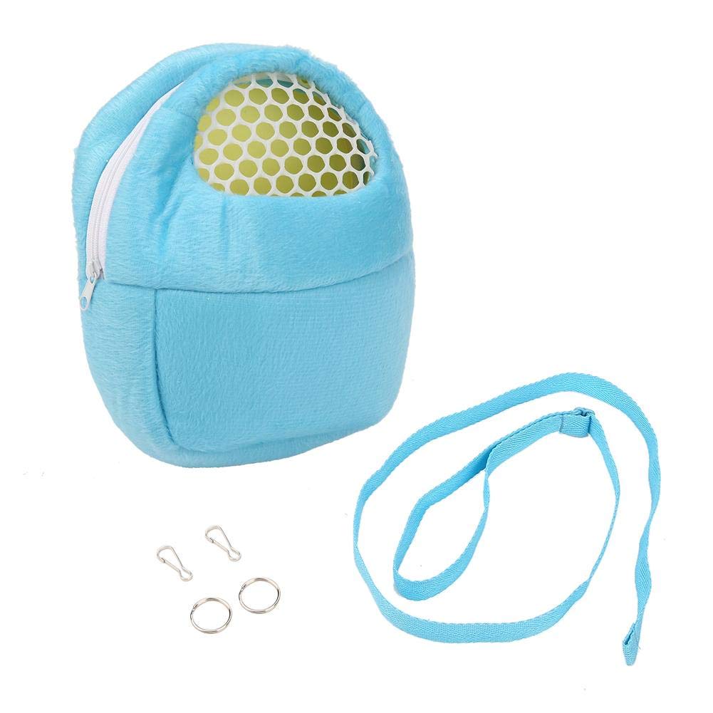 HEEPDD Hamster Outgoing Bag, Portable Travel Backpack Breathable Outgoing Bag Sleep Traveling Bag Pocket for Small Pets