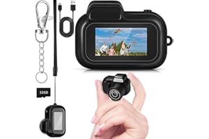 Mini Digital Camera with LCD Screen Full 1080P HD 32GB Card Monoreflexes Shaped CMOS Small Compact Portable Video Recorder (B