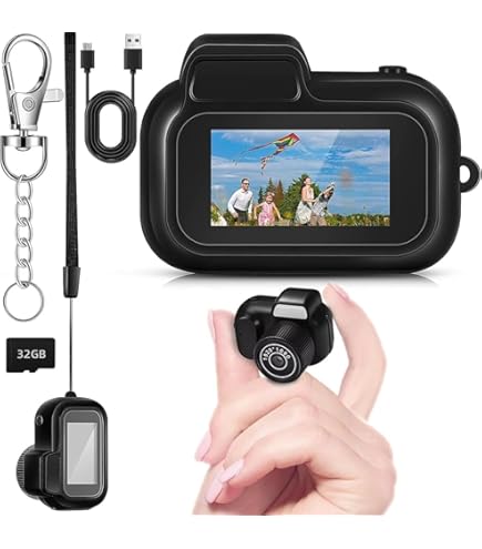 Amazon.com : Relaxweex Mini Keychain Camera 1080p Small Nostalgia