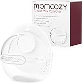 Momcozy Breast Milk Collector, Large Capacity for High Milk Supply 3oz 1pc | Milk Collectors for Breastfeeding, Reusable Soft Silicone Breast Shells ,Passive Milk Collection, Reusable Silicone Shell