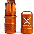 EXOTAC - MATCHCAP XL Waterproof Camping Match Kit Holder with Integrated Striker