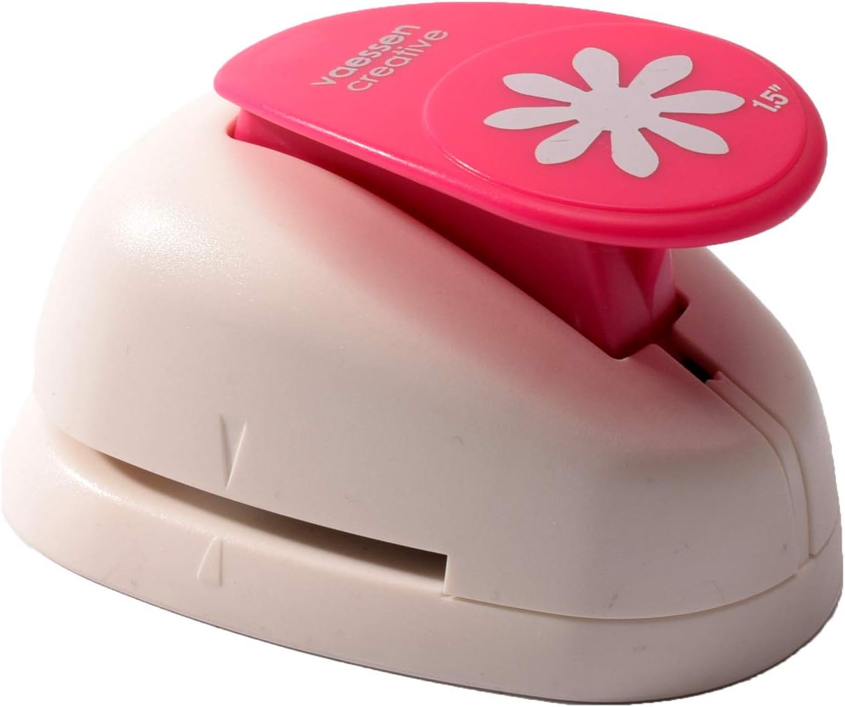 Vaessen Creative Craft Paper Punch - Daisy - 3,8 x 3,8 cm - Circle Cutter for Crafting and Card Making, Multi-Colour - Image 3