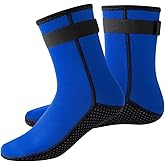 YDQUANI Wetsuit Socks 3mm Neoprene Diving Socks Thermal Anti-Slip Scuba Socks Water Booties for Swimming Water Sports