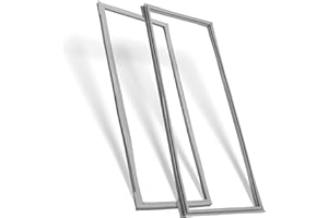 EMNROD 2 Pack WRF535SMBM00 WRF532SMBM01WRF535SWHZ04 MFF2558VEM4 WRF535SMBW00 WRF535SWHZ12 MFF2558VEM10 Refrigerator Door Gasket Seal Replacement, W10830162 For Whirlpool Refrigerator French Door Gasket Seal