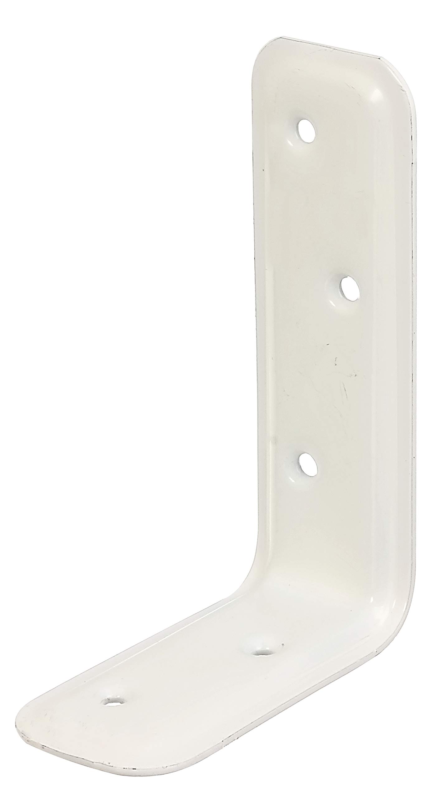 Support Brackets, Embossed 80 x 120 x 40 mm White