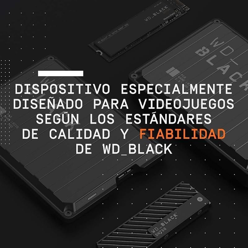 WD BLACK P10 5 TB Game Drive for Xbox One para obtener acceso a su colección de juegos de Xbox en cualquier lugar, con la compra se incluye 1 mes de suscripción a Xbox Game Pass Ultimate