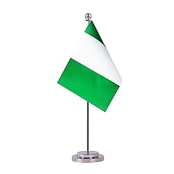 Nigeria Nigerian Desk Table Flag, Small Mini