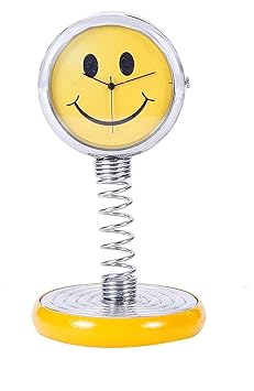 Aryshaa Smiley Spiral Antique Clock for Home and Office