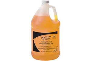 KUTOL Health Guard 21313 Foaming Advanced Antibacterial Hand Soap, 1 Gallon Pour Top Bottle, Amber with Citrus Spice Scent (Pack of 2)