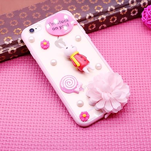 Samsung Galaxy C7 Case, CoverProof Cute Rabbit Chrysanthemum Cover Drop Restance Shell Soft TPU Transparent Case for Samsung Galaxy C7-Pattern 4