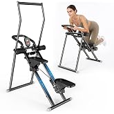 Fairgom Stair Stepper Ab Machine for Home Gym 90% Pre-assembled Stairmaster | Multi-functional Full-Body Workout Equipment Compact Folding Stair Climber Oversized Pedal