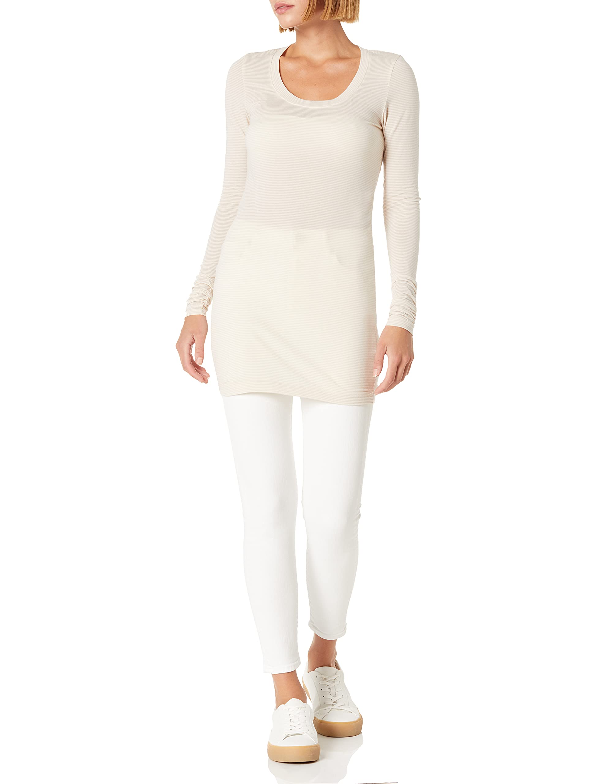 Splendid Women’s Crewneck Short Sleeve Tee T-Shirt, Swan, X-Small