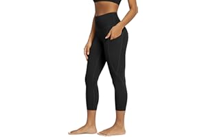 ODODOS Women's High Waisted Yoga Leggings with Pockets, Tummy Control Non See Through Workout Athletic Running Yoga Pants