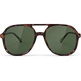 FEISEDY Retro Aviator Sunglasses Women Men Classic Square Shades Trendy Sun Glasses UV400 Protection B2394