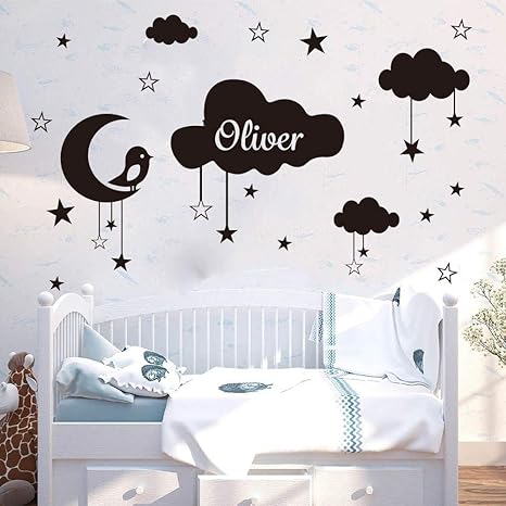 moon and stars baby nursery