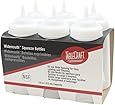 TableCraft C11663C White 16 Oz. Wide Squeeze Dispenser - 6 / PK