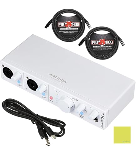 Amazon.com: Arturia MiniFuse 2 Recording Pack - Black