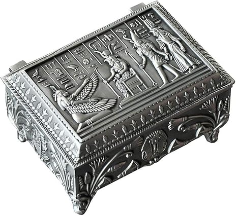 Amazon Chengjie収納ボックス ヴィンテージメタルジュエリーボックスアンティークプリンセスジュエリーオーガナイザーケースの表示収納ボックス ジュエリー収納 オンライン通販