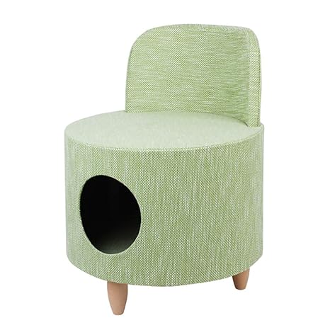 Amazon Com Zzyq Stool Cat House Solid Wood Back Stool Cat Litter