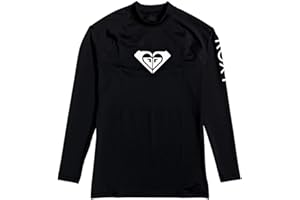 Roxy Girls Whole Hearted Long Sleeve & Short Sleeve Rashgaurd, Little Girls