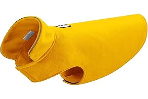 LA LA PET Creation Core Windproof Plush with Sport Vest Dog Clothes Night Reflective Jacket Pet Keep Warm Jacket No Pull No Choke Design Eco-Friendly for Small and Large Big Dog(Yellow M)