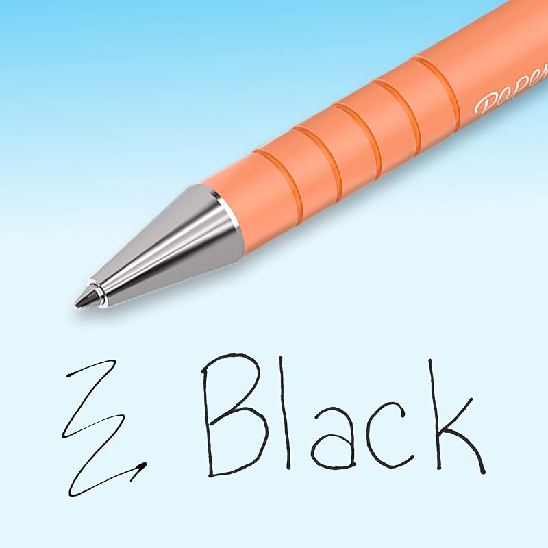 Flexgrip Ultra penna a sfera | punta media (1 mm) | nero | colori vivaci | confezione da 5