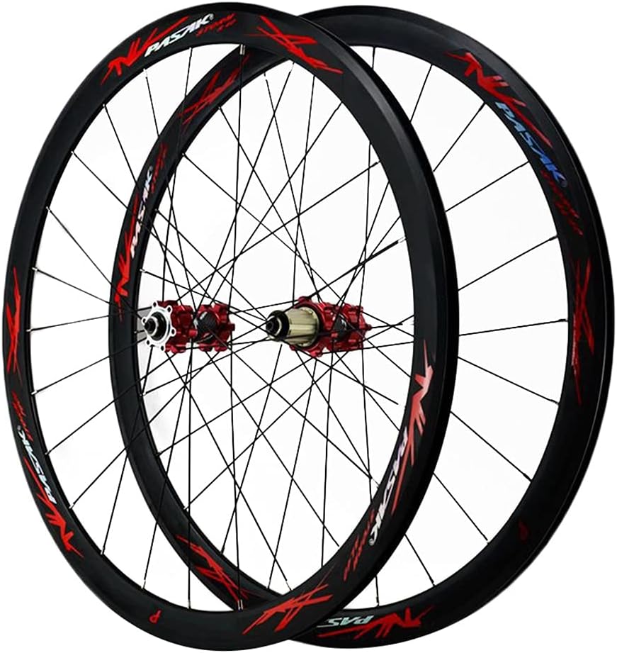 ZCXBHD Bike Wheelset 700C Road Bicycle Wheel (Front + Rear) 24 Holes