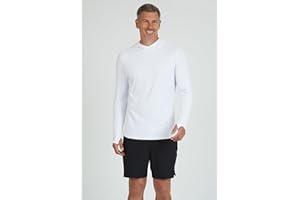 IBKUL Athleisure Wear Sun Protective UPF 50+ Icefil Cooling-Men's Solid Long Sleeve Hoody-91199