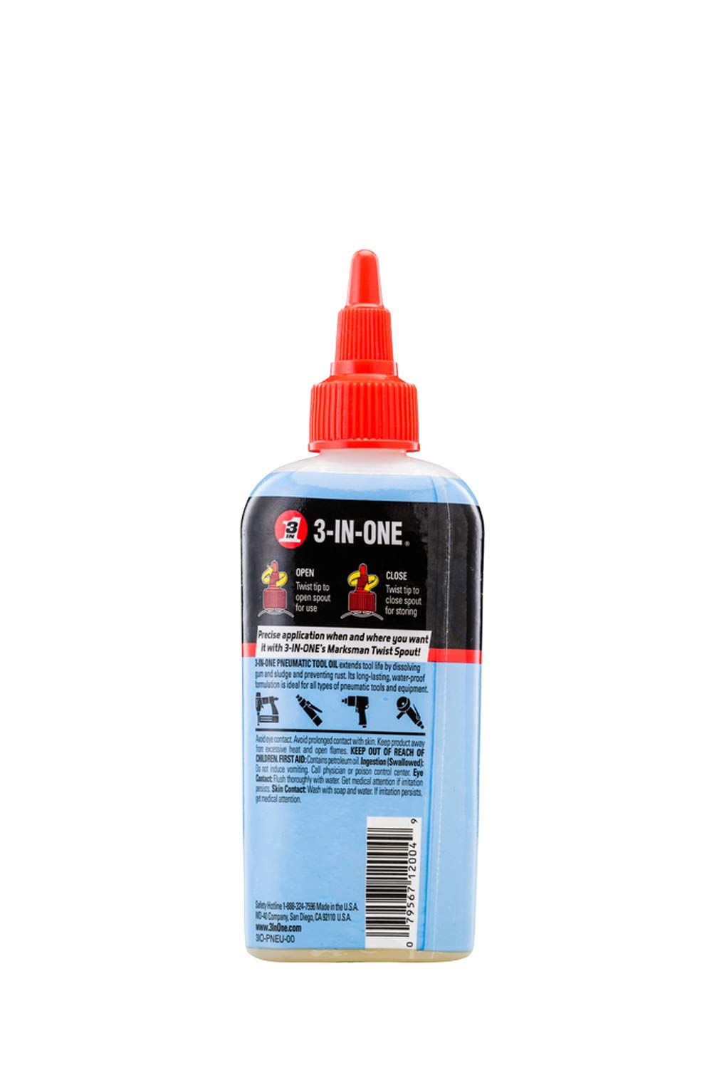 3-IN-ONE Professional Grade Pneumatic Tool Oil, 4 OZ [12-PACK]