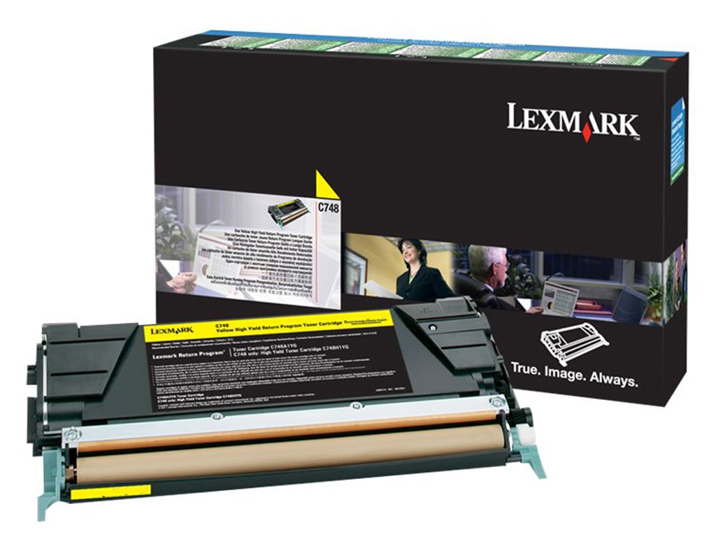 Lexmark C748 High Capacity Toner Cartridge - Yellow