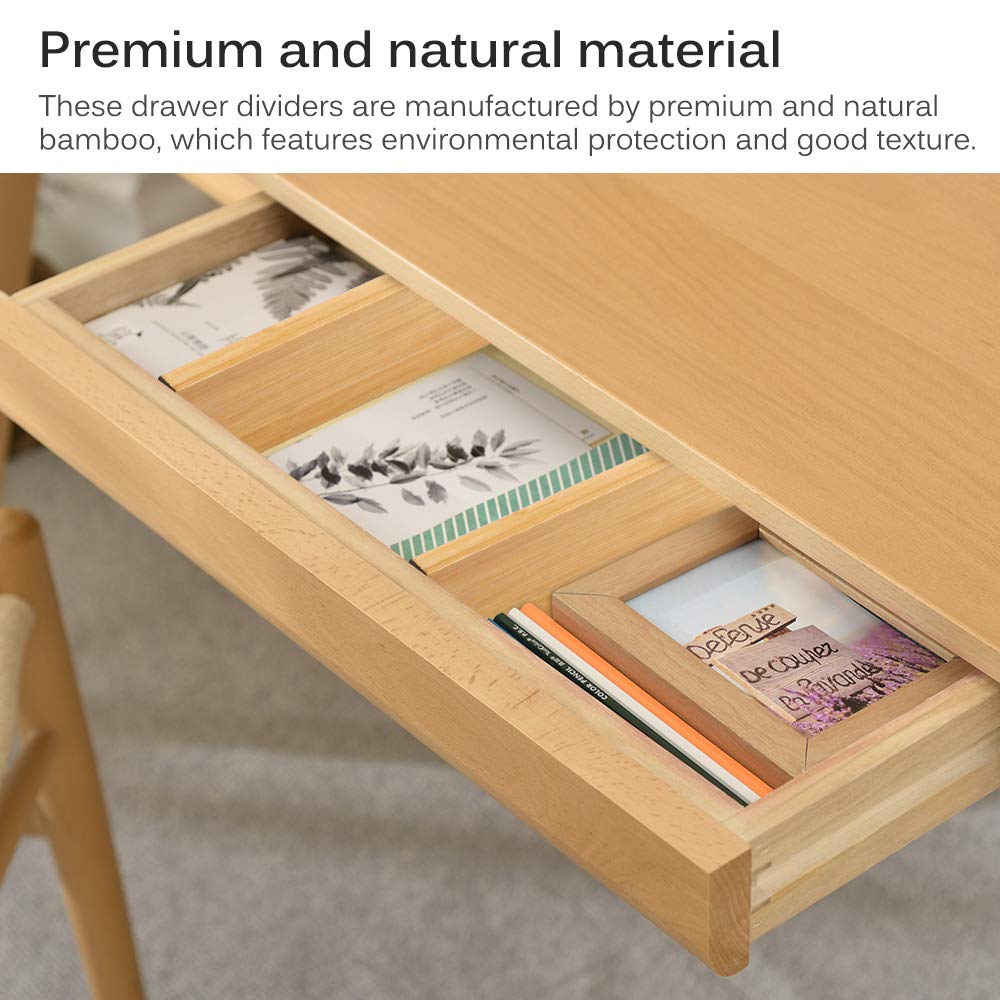 Relaxdays Divisori Da Cassetto, Set Da 10 Separatori Da Cucina - Foto 9