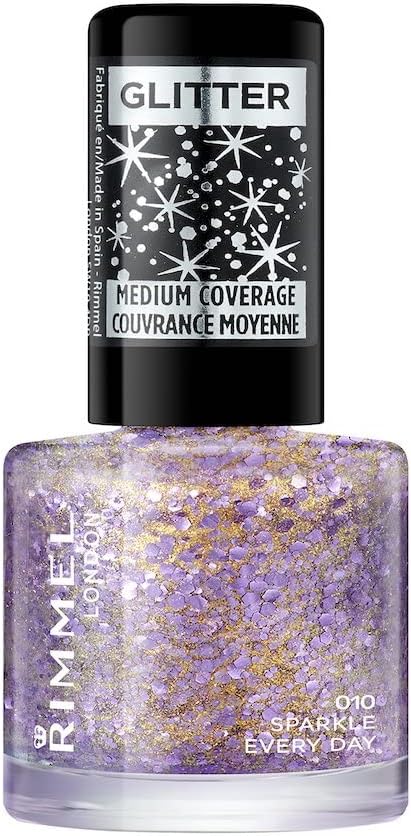 Rimmel London Glitter Nail Top Coat Sparkle Every Day 8 ml